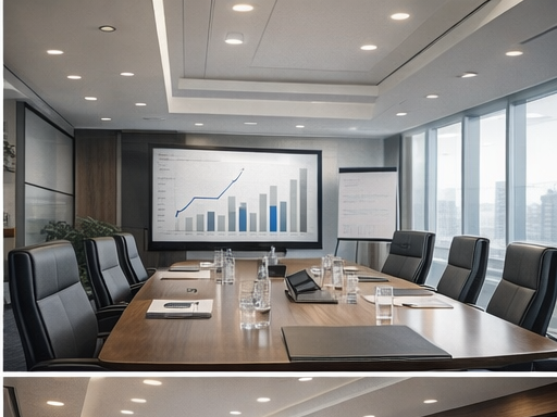  meeting room without people